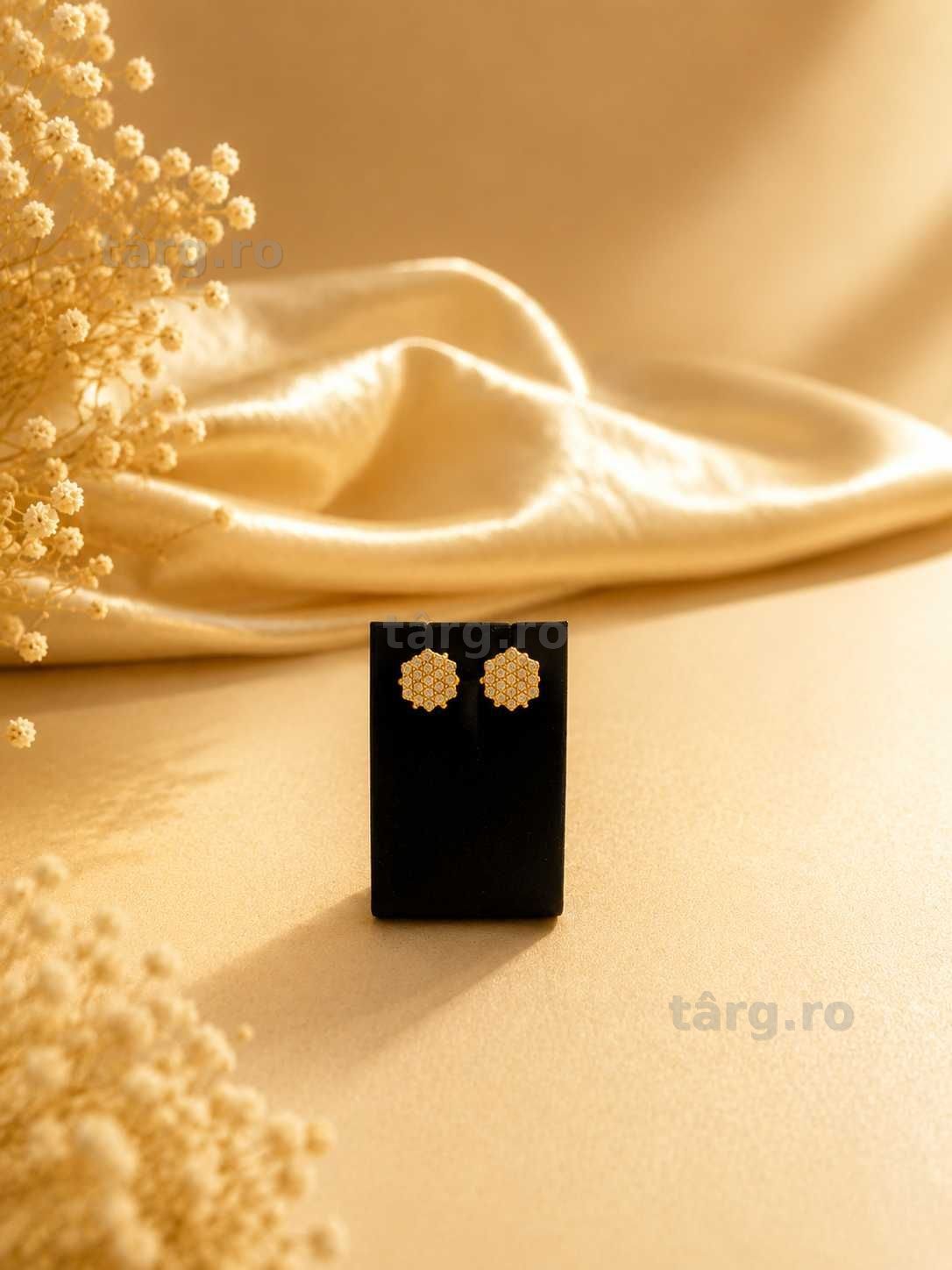 Cercei aur 14K 1.99gr (Ag25 Belvedere B.42834.1)-Garantie 2 Ani! 2
