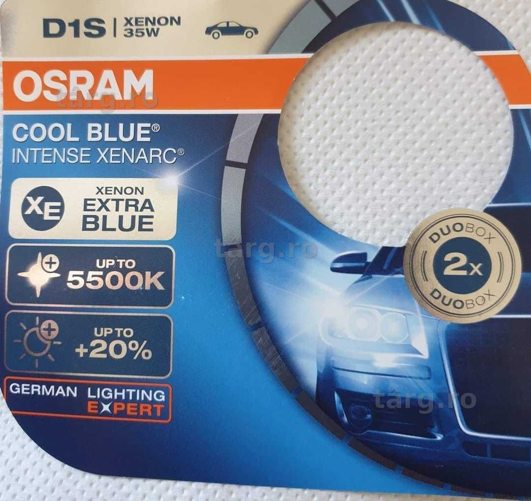 Set 2 becuri xenon D1S Osram Off Road, 35W, 5500K, Cool Blue Xenarc