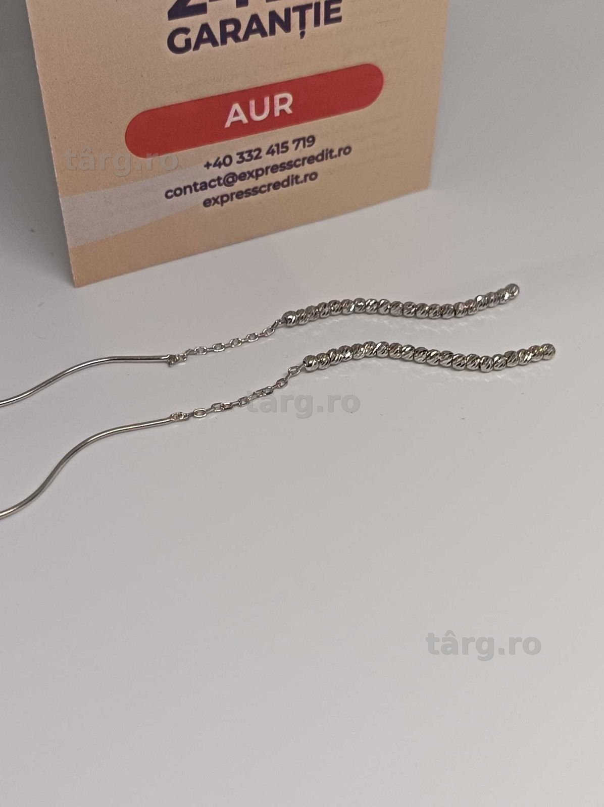 Cercei Aur 14K 3.10g (Ag4 Dacia B.52543) Garantie 2 ani 2