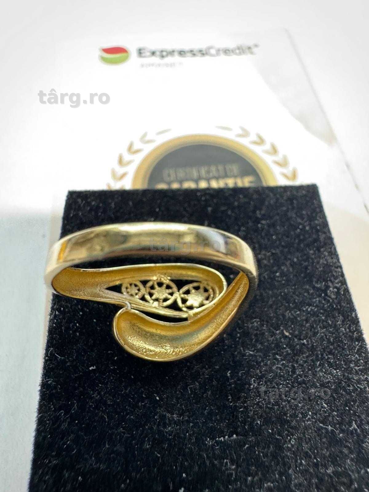 Inel din aur 14k (69728.2/ 10 Pacurari 1) garantie 2 ani! 6