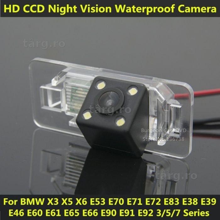 Camera marsarier pentru BMW E82 E46 E90 E39 E53 X3 X5 X6