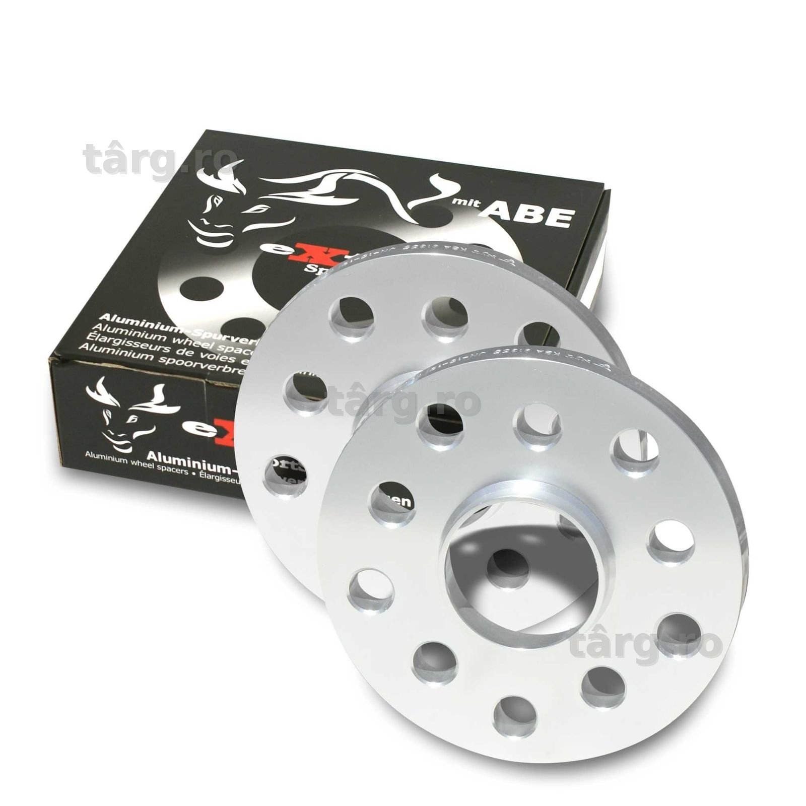Pereche distantier 15 mm 5/100/112, CB 57,1 mm cu umar Audi Ford VW