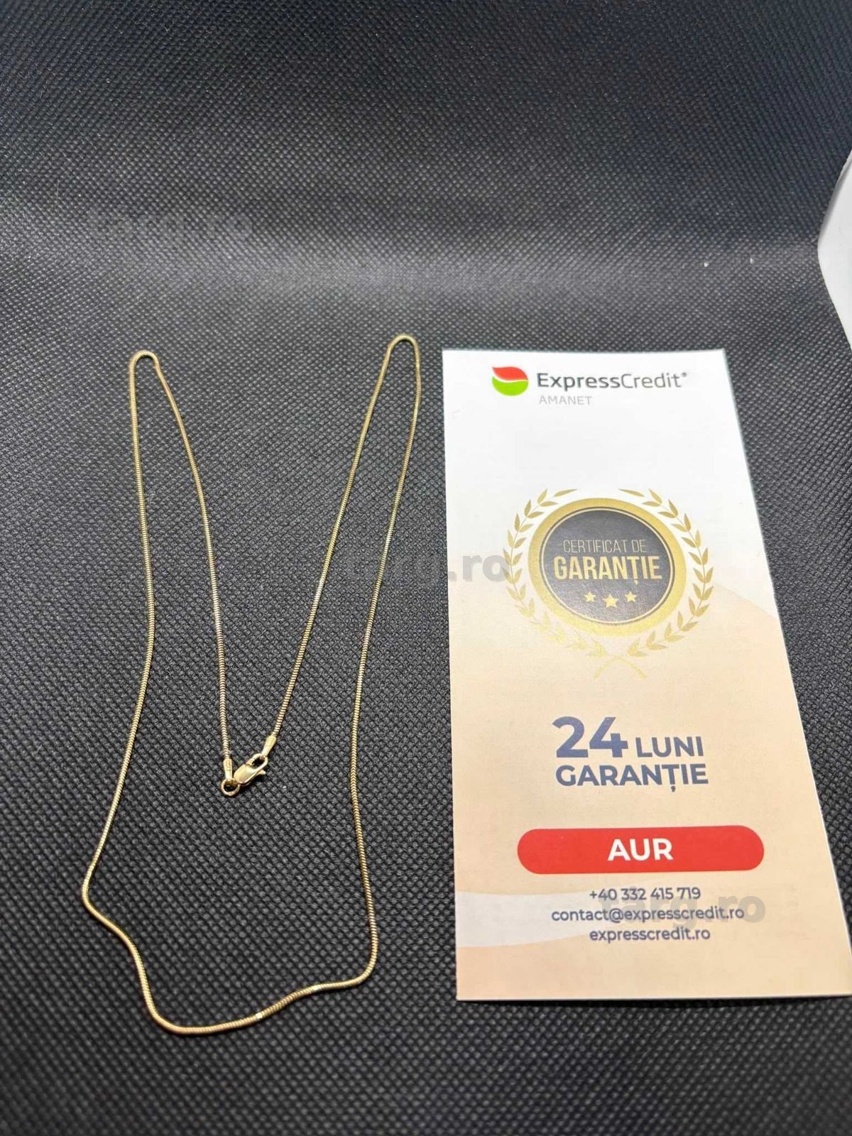 Lant aur 14k 3.79g (B.25704.1 AG31 Barboi) Garantie 2 ani! 2