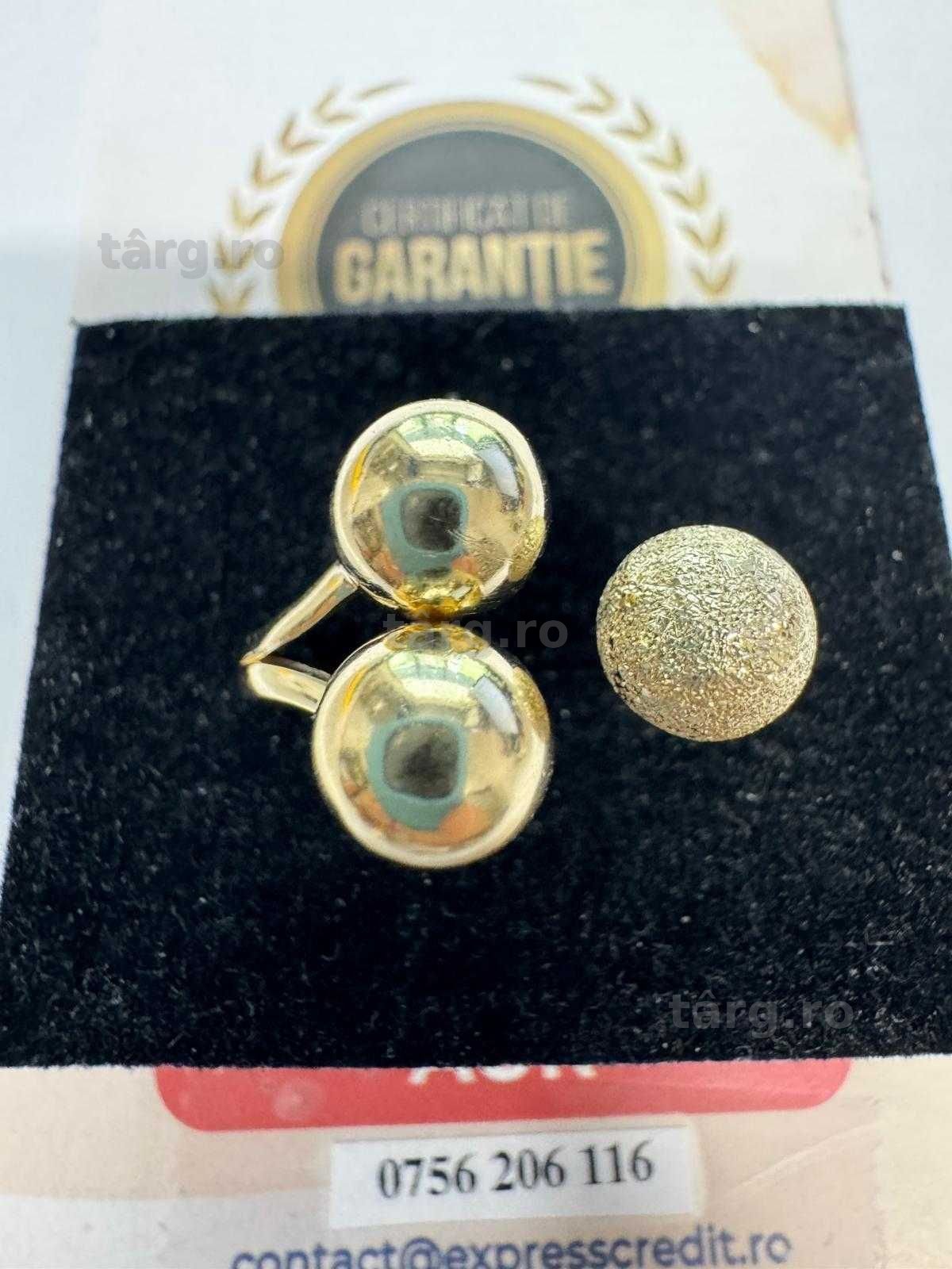 Inel din aur 14k (70234.2/ 10 Pacurari 1) garantie 2 ani! 3