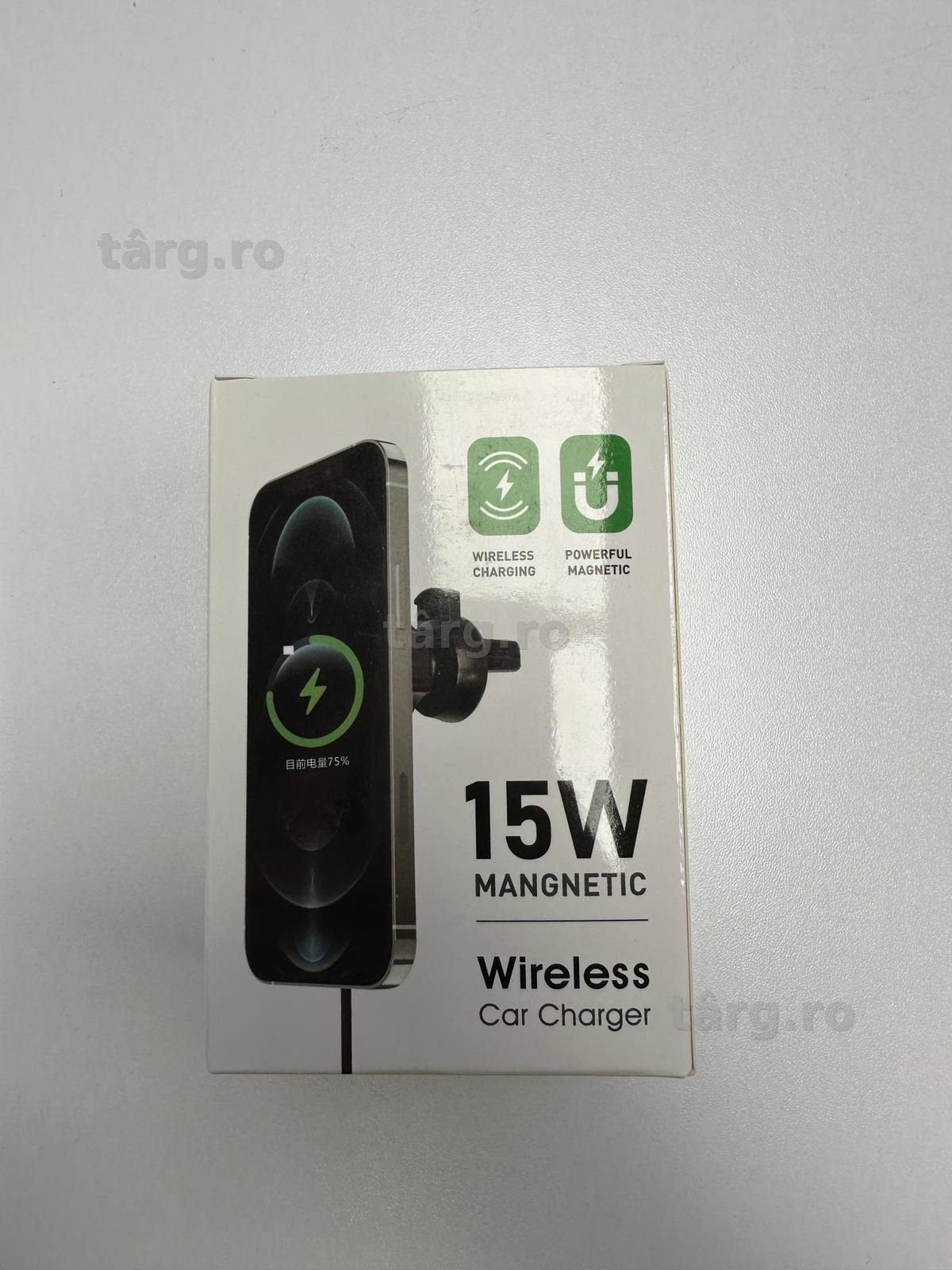 Suport Auto cu Incarcare MagSafe, 15W 2