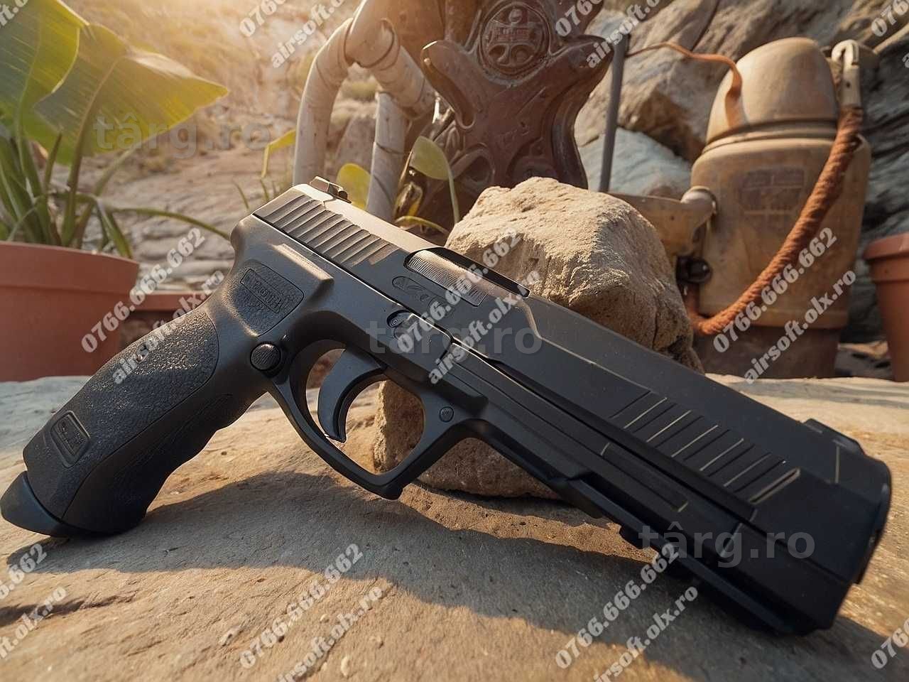 HDP 50 CU BILE DE CAUCIUC [205 M/s] Pistol Paza Protectie Autoaparare