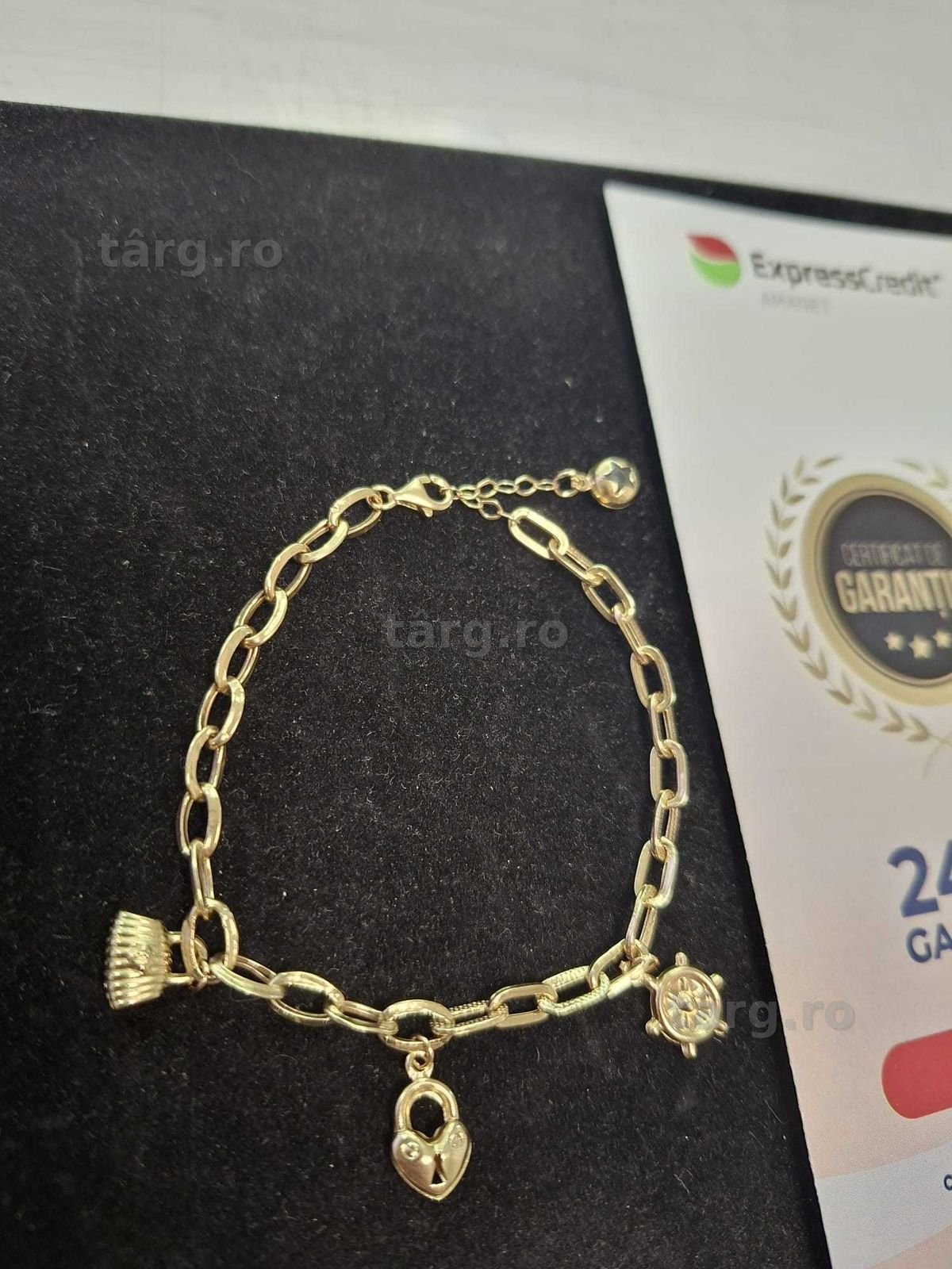(Ag33)Bratara Aur 14K/Garantie 2 ani 2