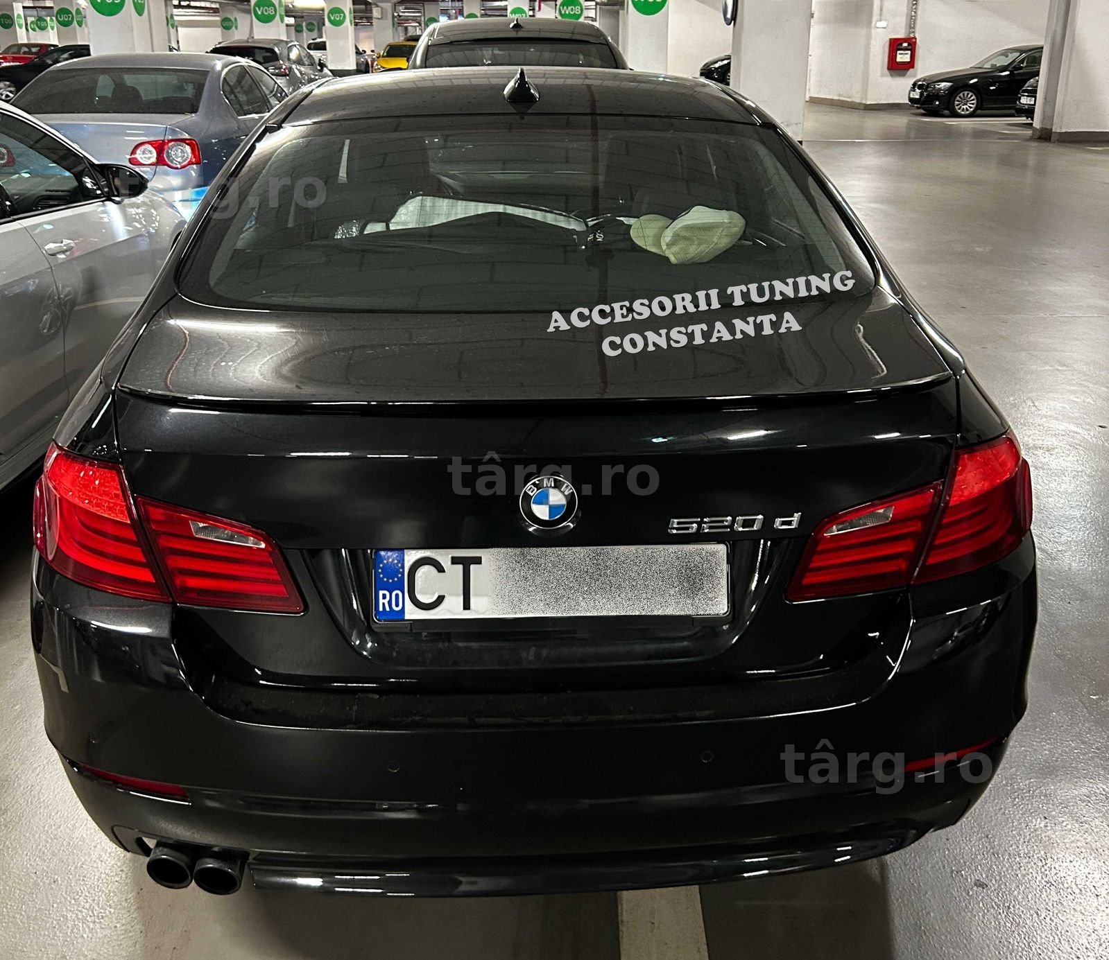 Eleron Portbagaj - Bmw F10 Seria 5 M5 Design Vopsit Negru Lucios