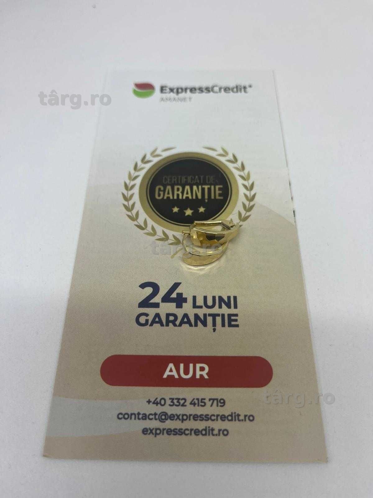 Cercei 14k 1.54g ( Galata B8134.1 ) Garantie 2 ani!