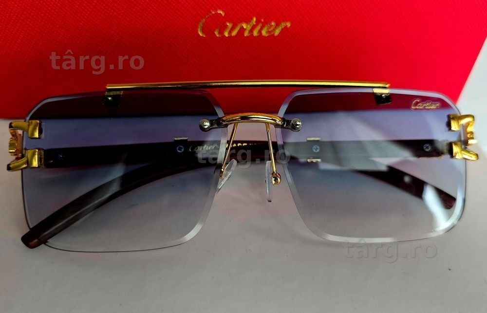 Ochelari de soare Cartier Leopard Blue