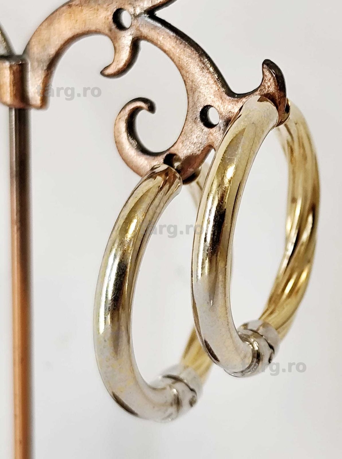 Cercei aur  14K , 6.76 gr ( Ag35 b 34715.1 ) Garantie 2 ani! 2