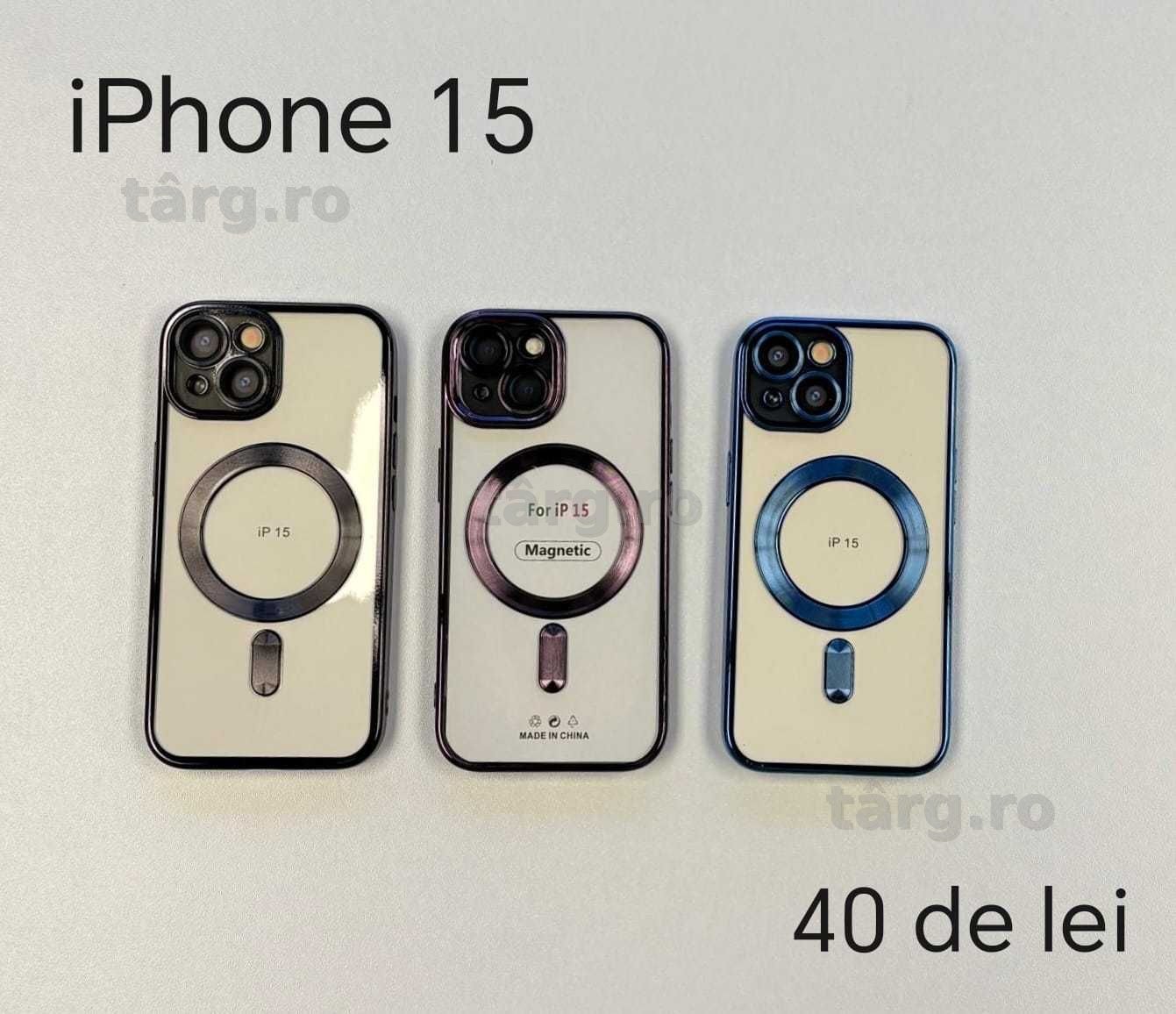 Huse, Folii, Cabluri iPhone 15 - Montaj gratuit folie 2