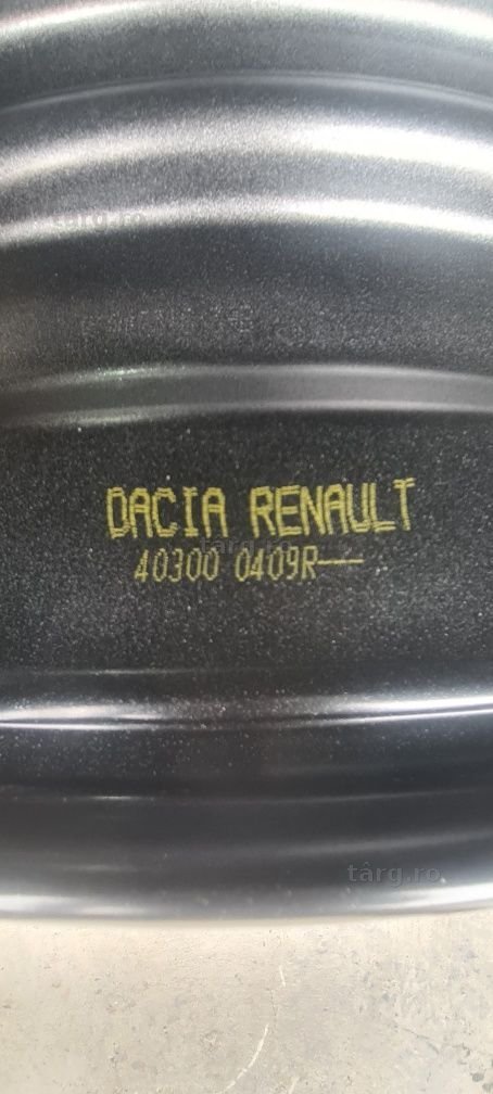 4 Jante Noi Originale Dacia Duster R16 , 6,5 J 7