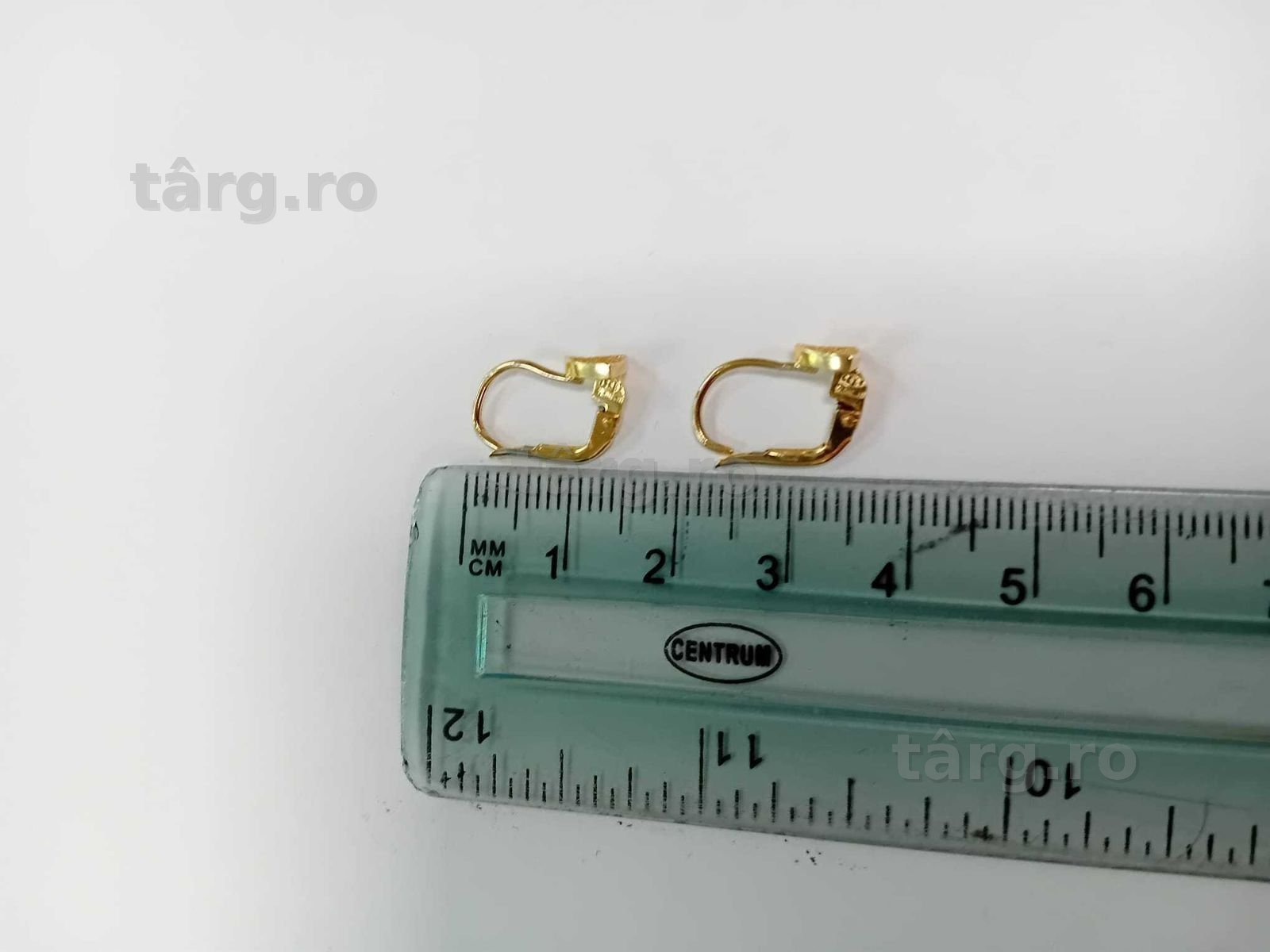 (Ag33) Cercei Aur 18K/Garantie 2 ani 3