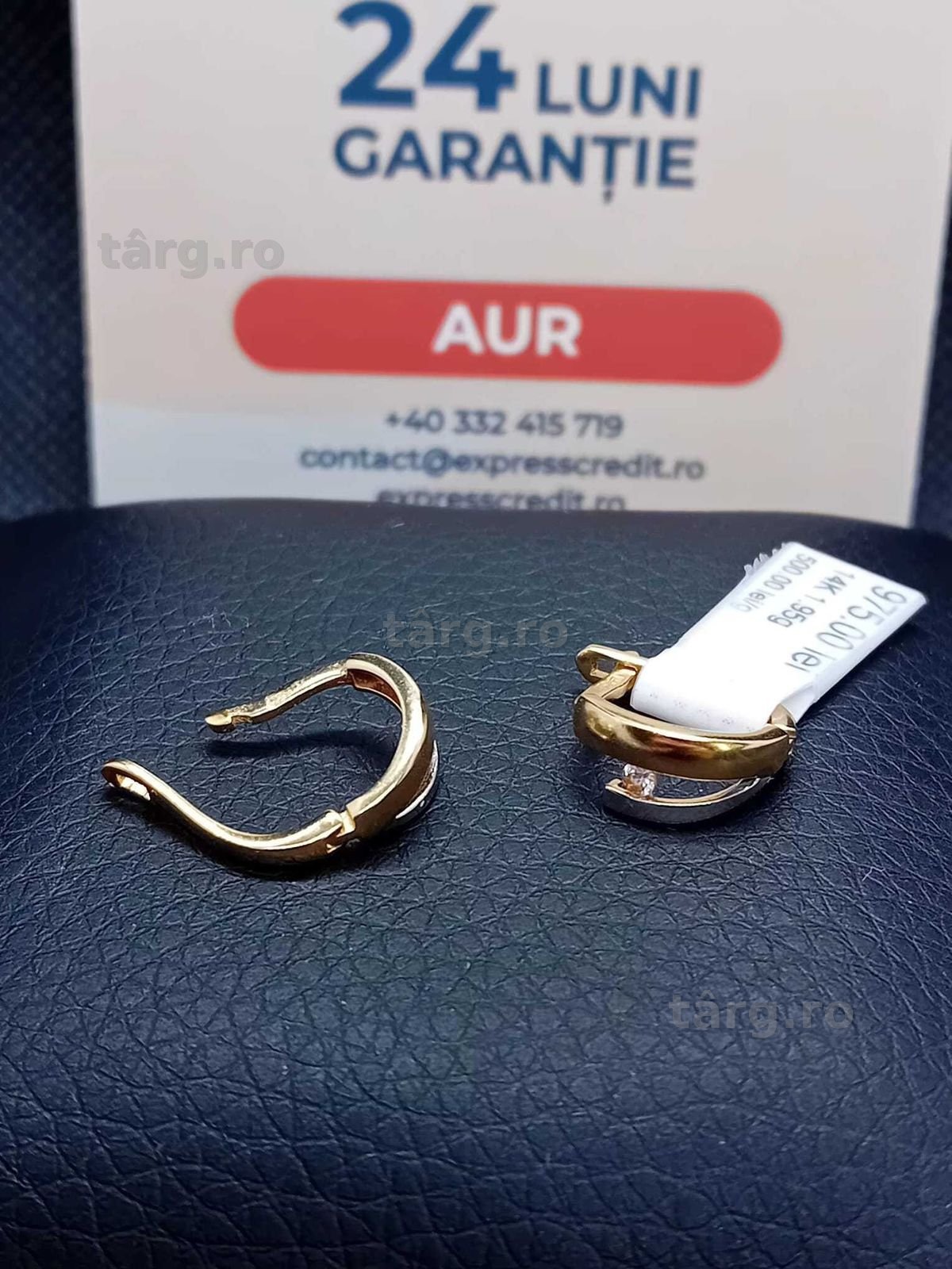 Cercei aur 14k 2.05g (B.25420.2 AG31 Barboi) Garantie 2 ani!