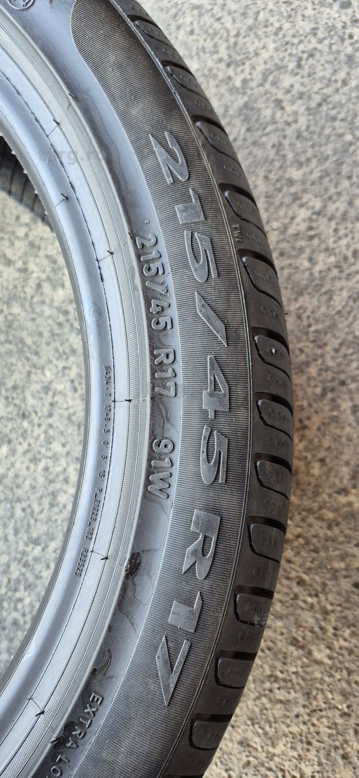 4 anvelope vara noi Pirelli 215/45/17.Pretul este pe bucata. 6