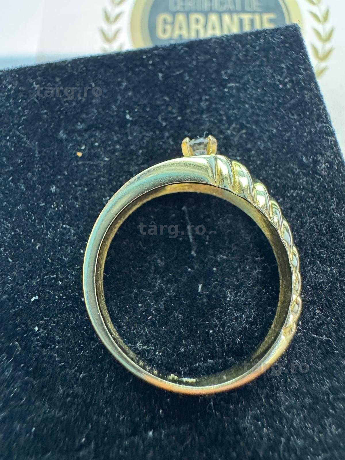 Inel din aur 14k (70109.2/ 10 Pacurari 1) garantie 2 ani! 5