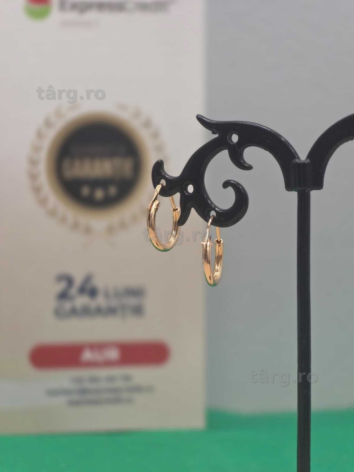 Cercei aur 18K 1.33g [Ag45 Bacau1 B.5148.1]