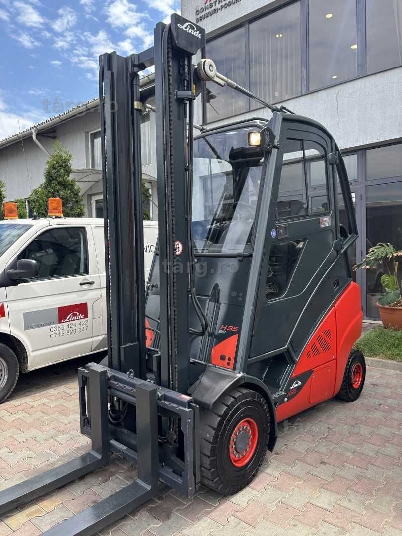 Stivuitor- Motostivuitor Linde H35T-02 CABINĂ EVO An fabricație: 12/2014