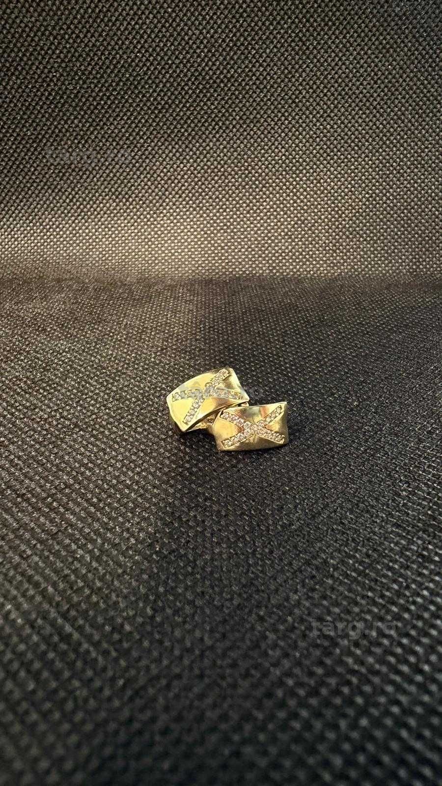 Cercei 14K 2.11G (Ag.21) Garantie 2 ani