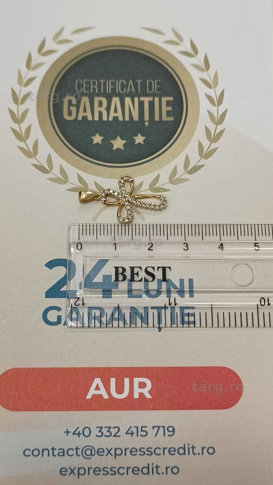 [AG24 Harlau B.45649.1] Pandantiv aur 18k 1.60g - Garantie 2 ani! 3