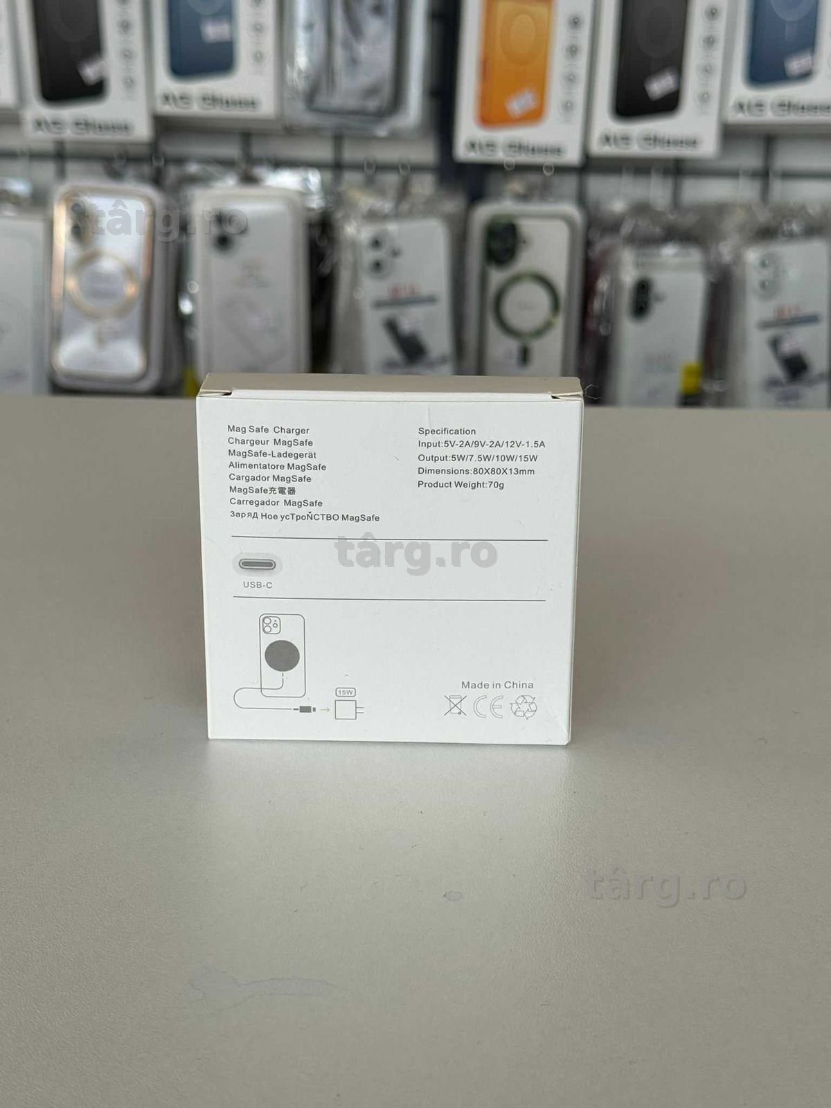 Incarcator iPhone MagSafe - Cablu incarcare wireless fast charge 15W 2