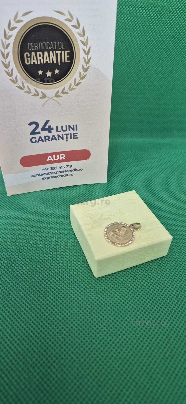 Pandantiv aur (AG32 B4309.2-ag46) 2 ANI GARANTIE!