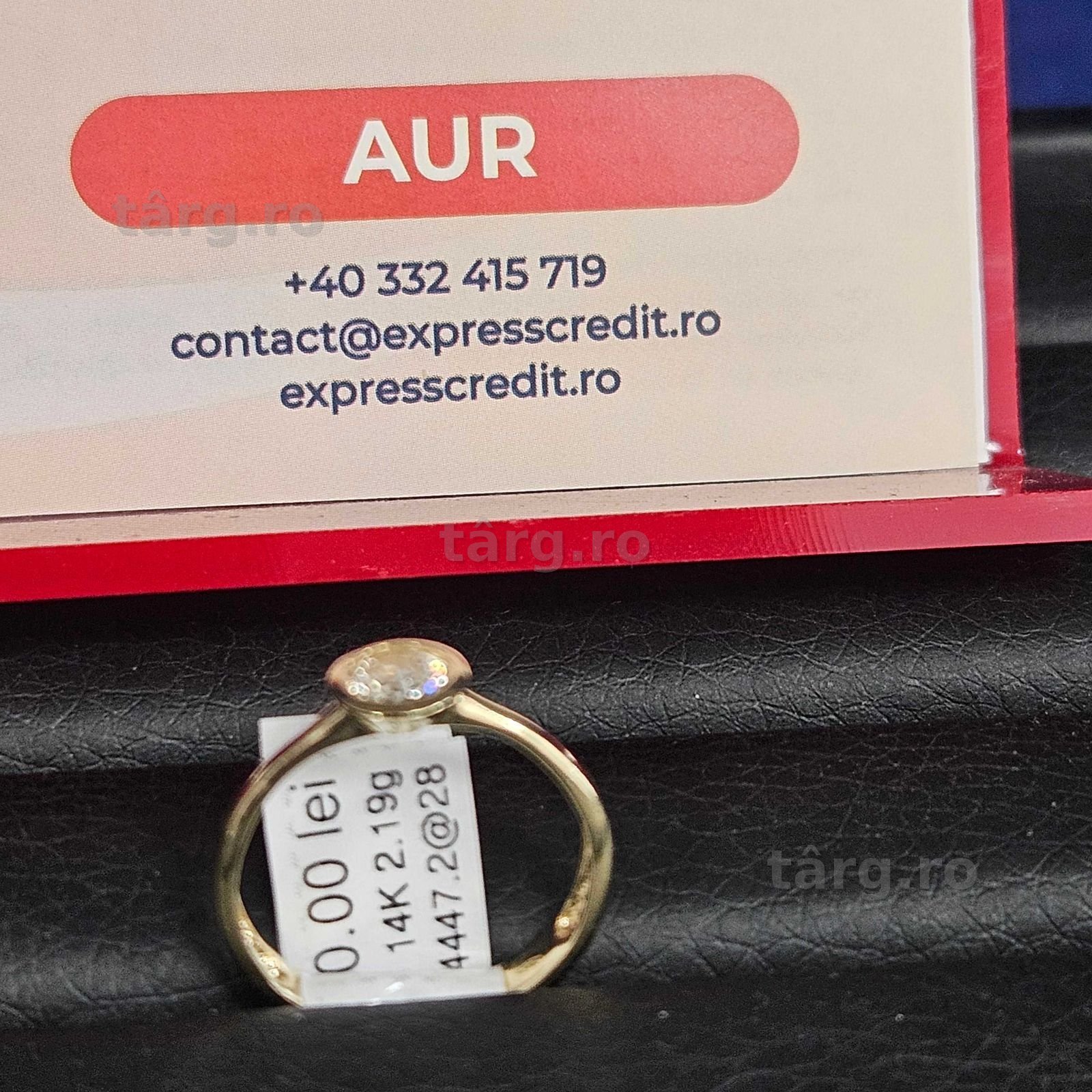 Inel Aur 14K - 2.19 grame /  ( B34447.2 / Ag28 Doi Baieti )