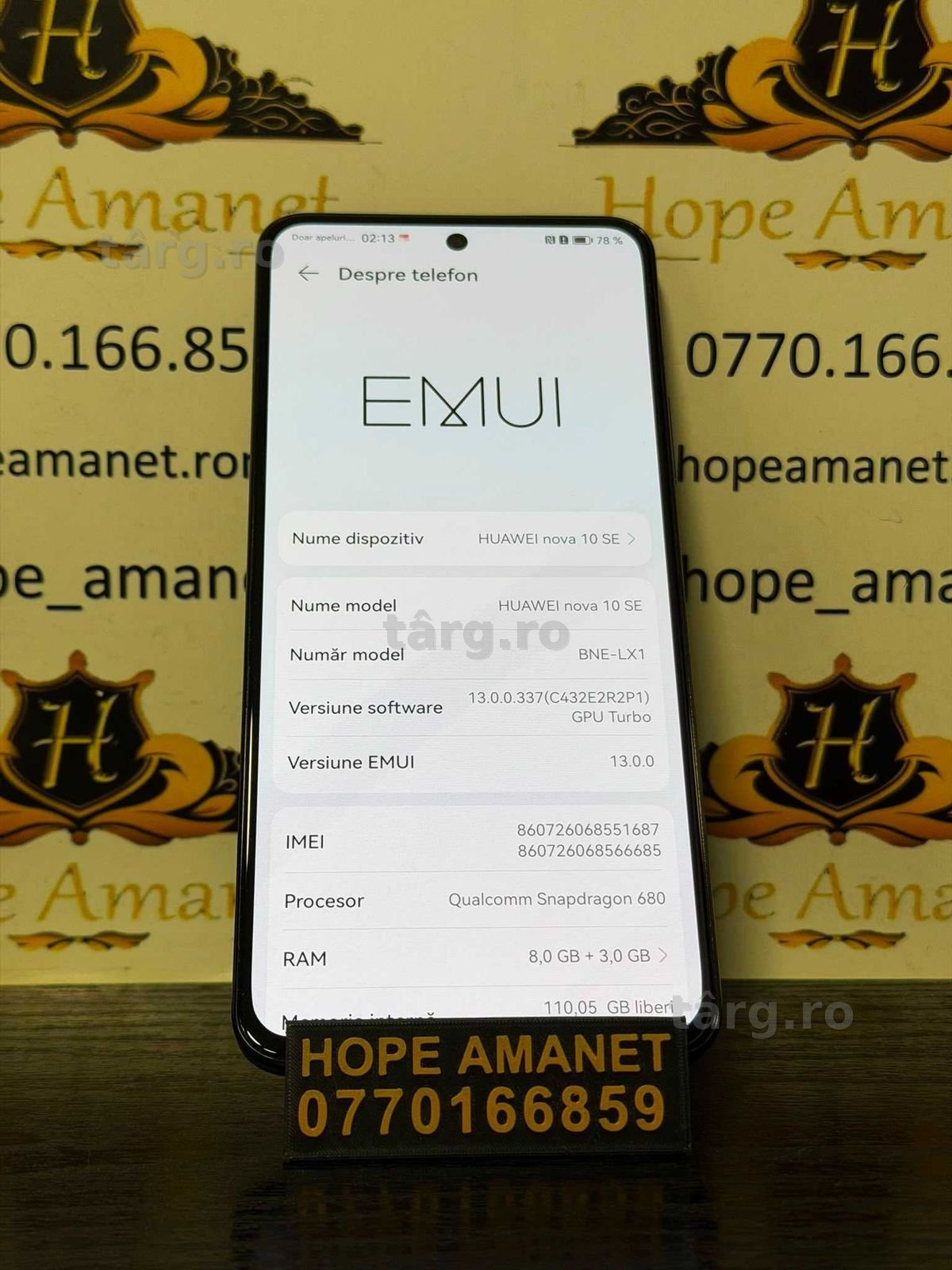 Hope Amanet P10/HUAWEI NOVA 10 SE 2