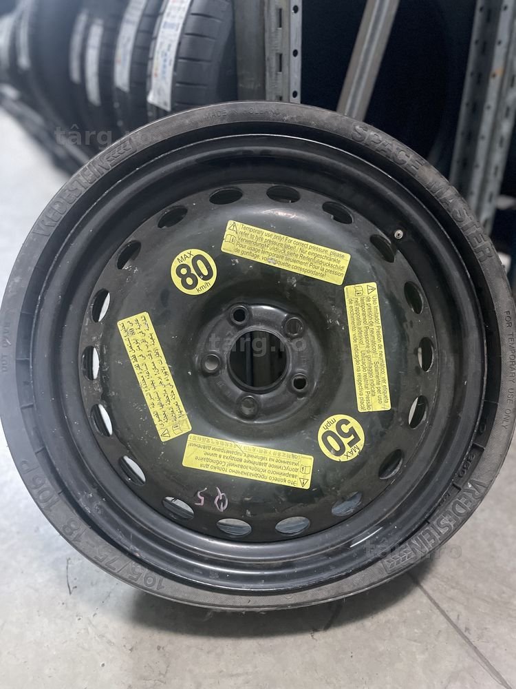 Roata rezerva Originala pentru Audi Q5 195 75 18