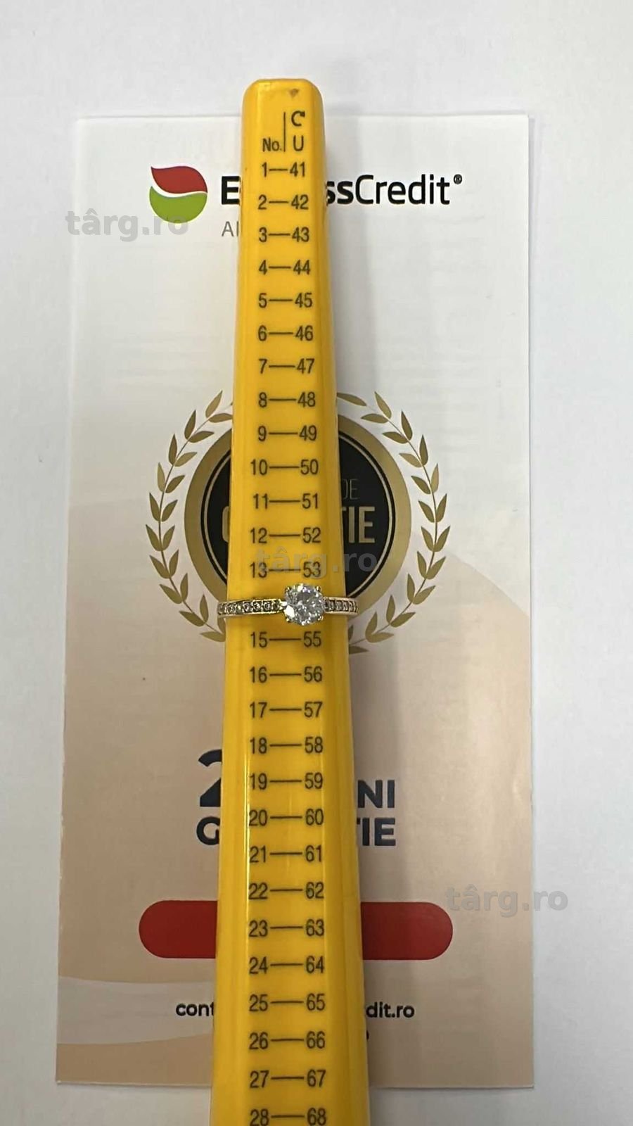 Inel aur 14K 2.65 gr (AG32 B4674.1-ag45) 2 ANI GARANTIE!