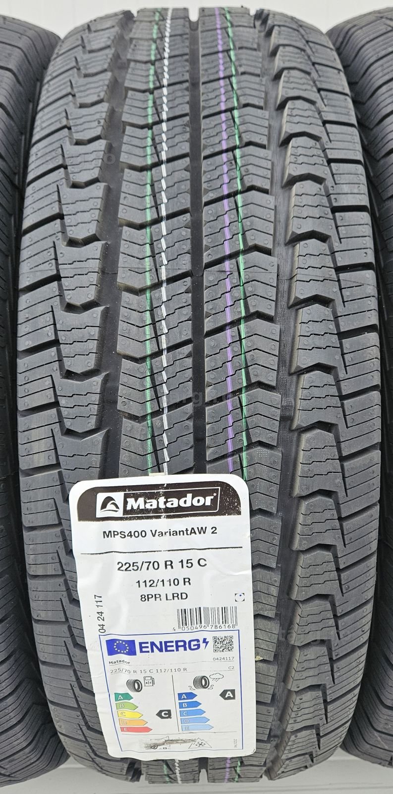 225/70 R15C, 112R, MATADOR (by Continental), Anvelope All Season M+S 2