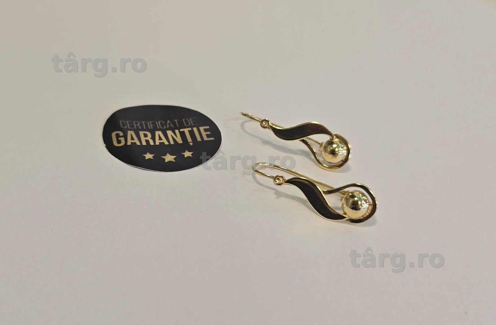 Cercei aur 14 K, 2.58 gr. (ECA 39 / b18286.1) – Garantie 2 ani