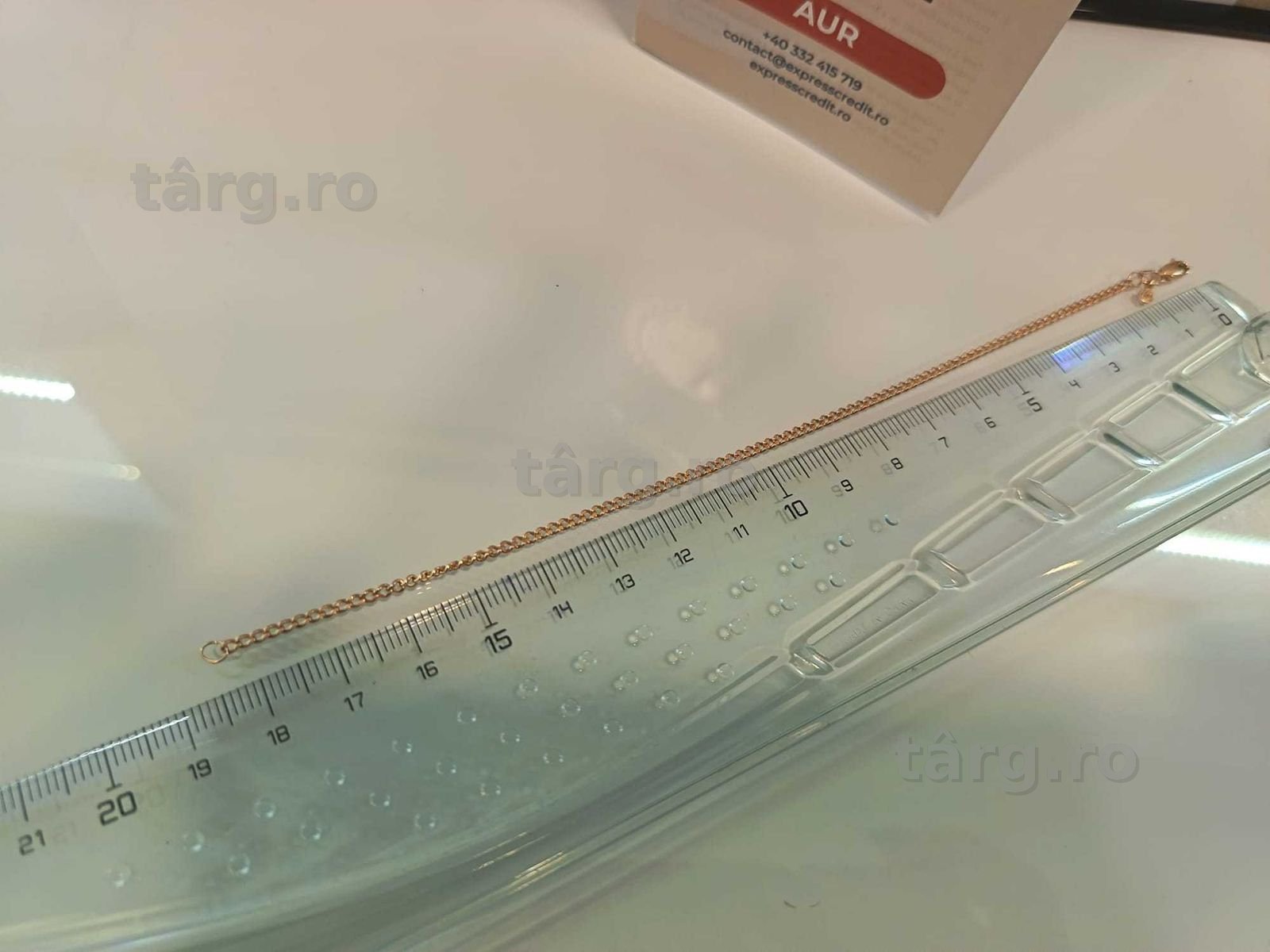 (AG41) Bratara aur, 14K b6174 Certificat de garantie 3