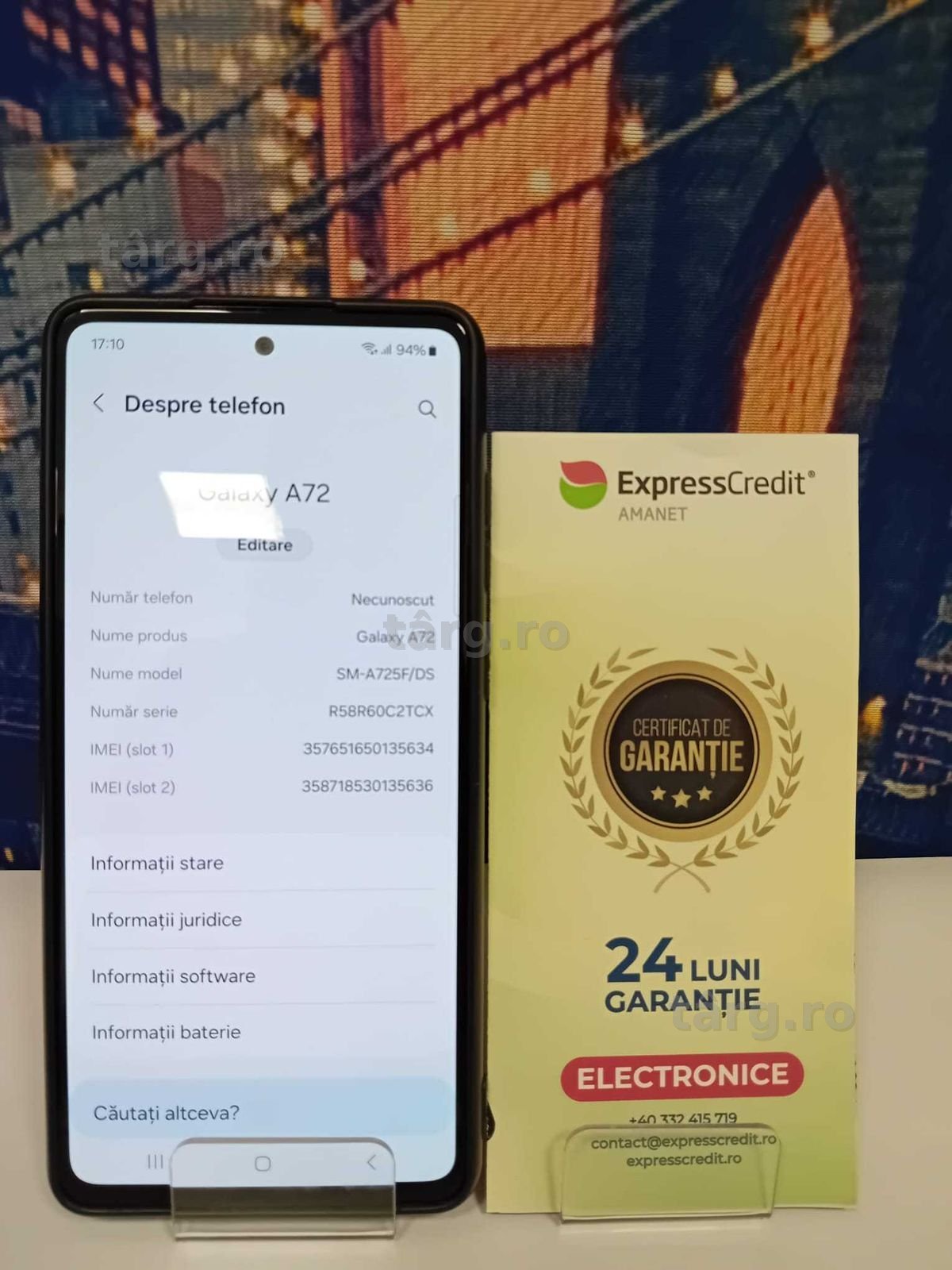 Samsung Galaxy A72 4G (35753.2/30 Pacurari 2) Garantie 2 ani!