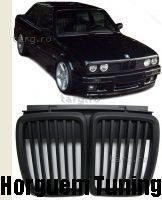 Grila sport BMW Seria 3 E30 2 + 4 uși pre-facelift Cabrio negru mat
