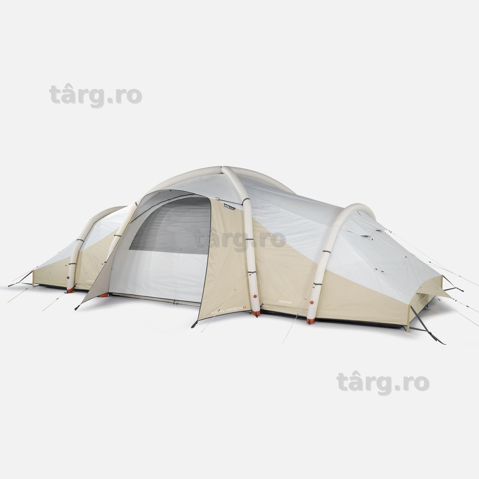Cort gonflabil camping cu 8 locuri, 4 - produs resigilat Decathlon