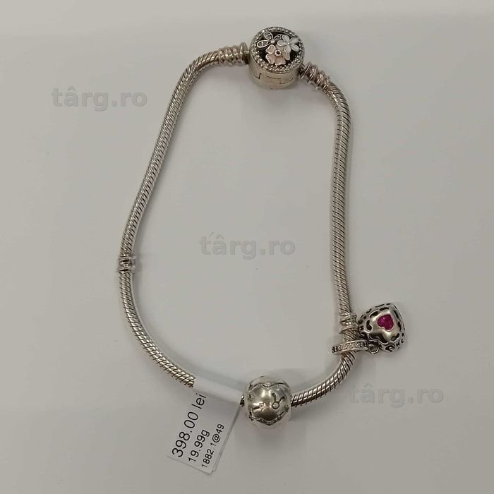 Bratara argint 19.99g (ag49 Esplanada b.1882) 2 ani garantie 6