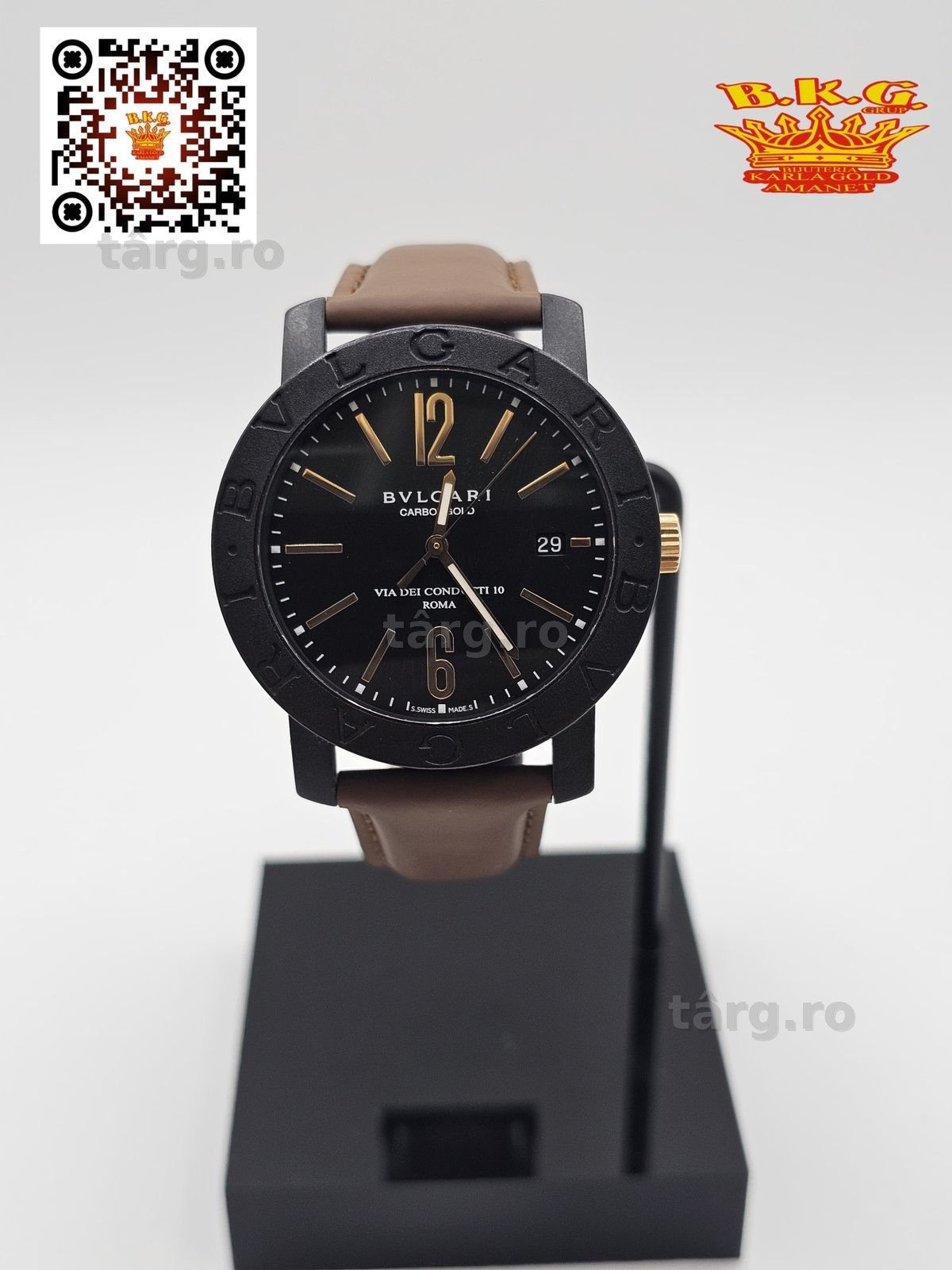 Ceas Bvlgari Carbongold Amanet BKG