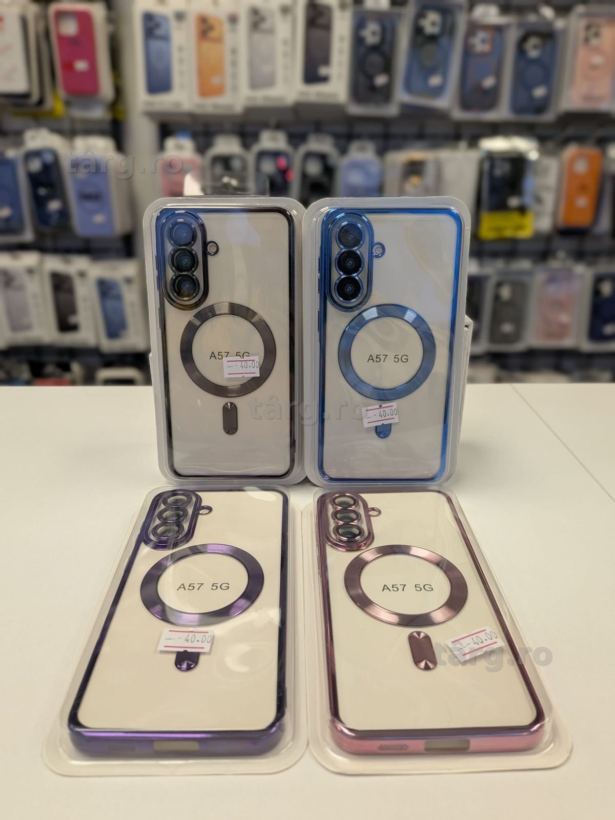 Folie, Cablu, Incarcator, Husa cu MagSafe Samsung A57 5G 2
