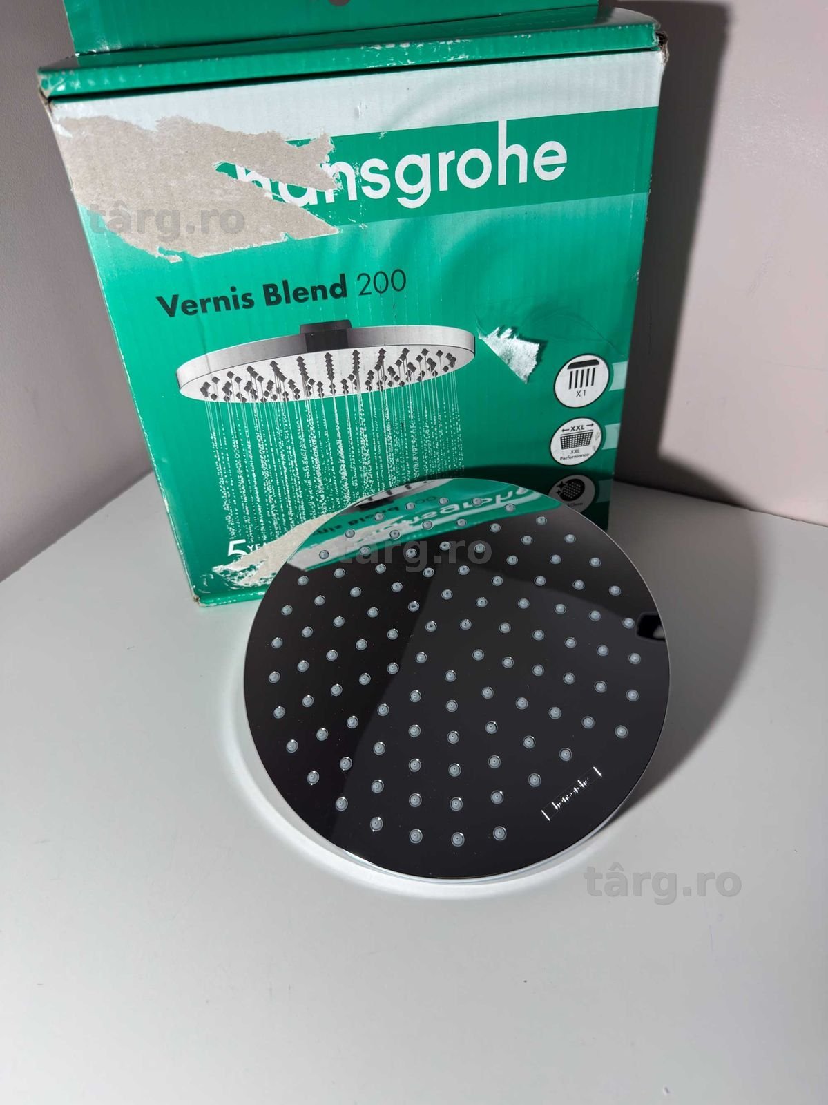 Palarie de dus Hansgrohe Vernis Blend crom lucios 200 mm 2