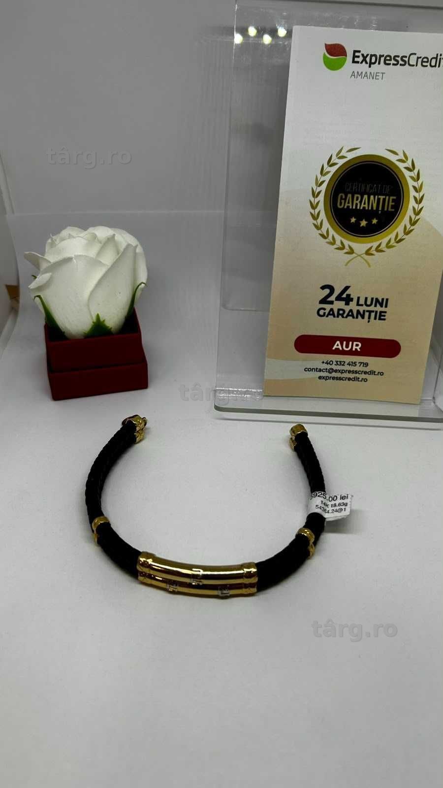 Bratara Aur 14K 18.63 (AG1 Alexandru B54364.24) - Garantie 2 ani! 3