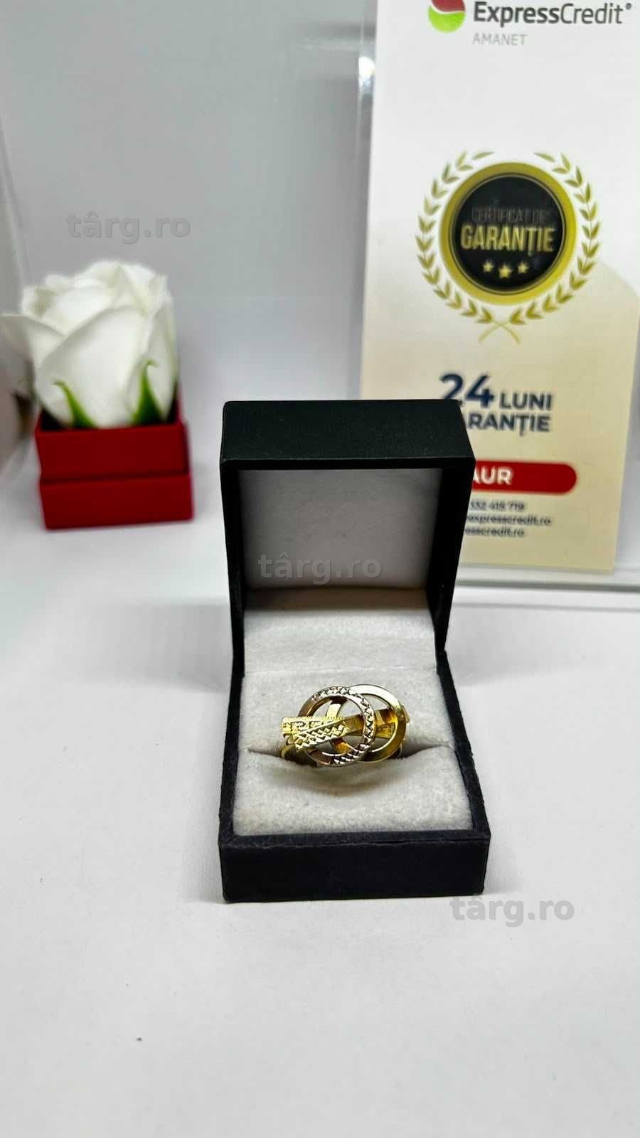 Inel Aur 14K 3.31g (AG1 Alexandru B54012.5) Garantie 2 ani! 3