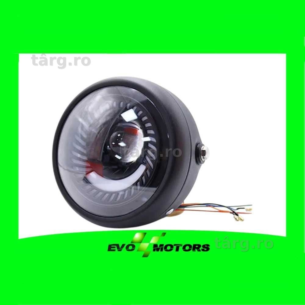 Far Moto Cafe Racer Lupa Angel Eyes Custom Bobber Chooper 6,5" A430