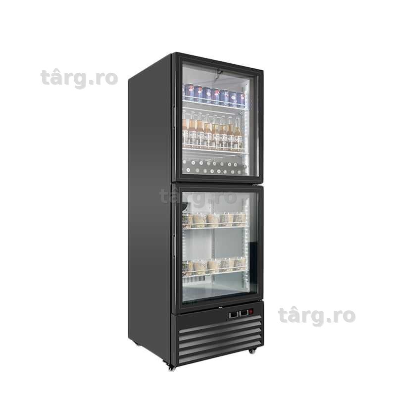 Green Frost - Vitrina bauturi 2 zone congelare + refrigerare