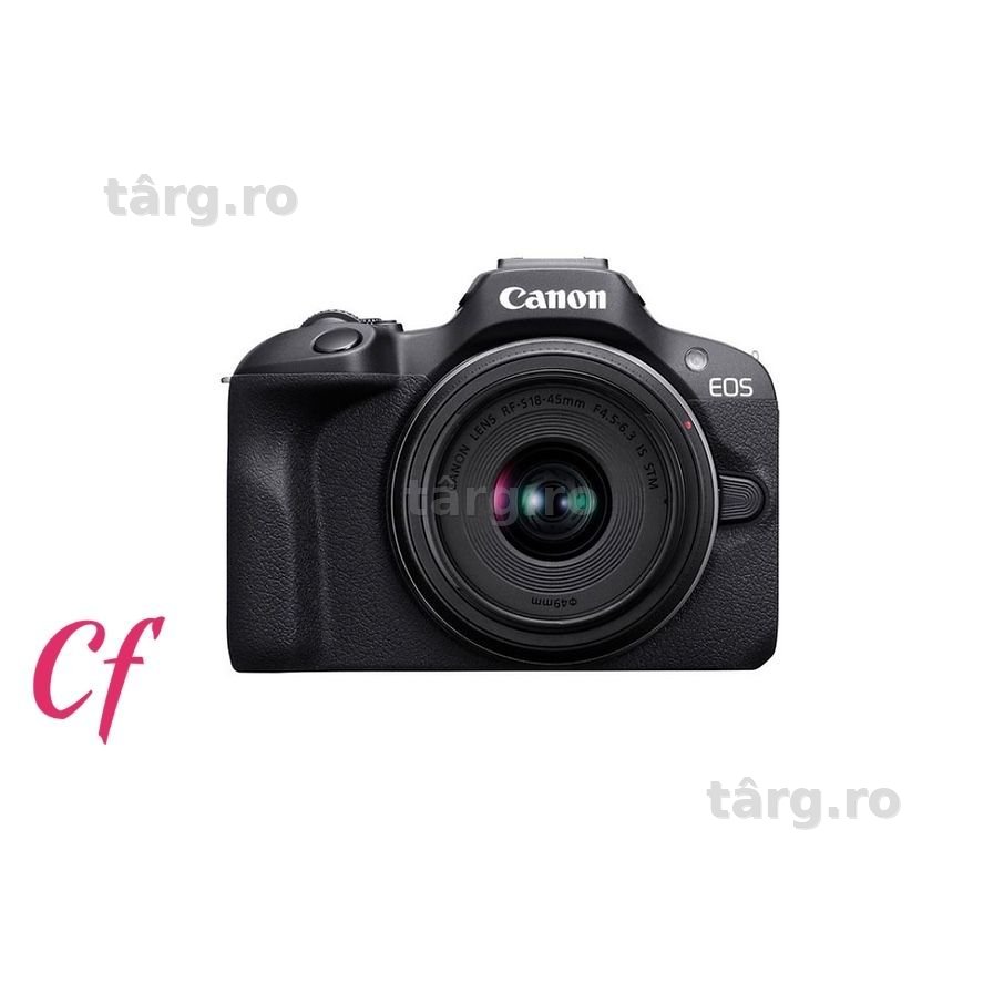 Canon EOS R100 Kit cu Obiectiv RF-S 18-45mm IS STM