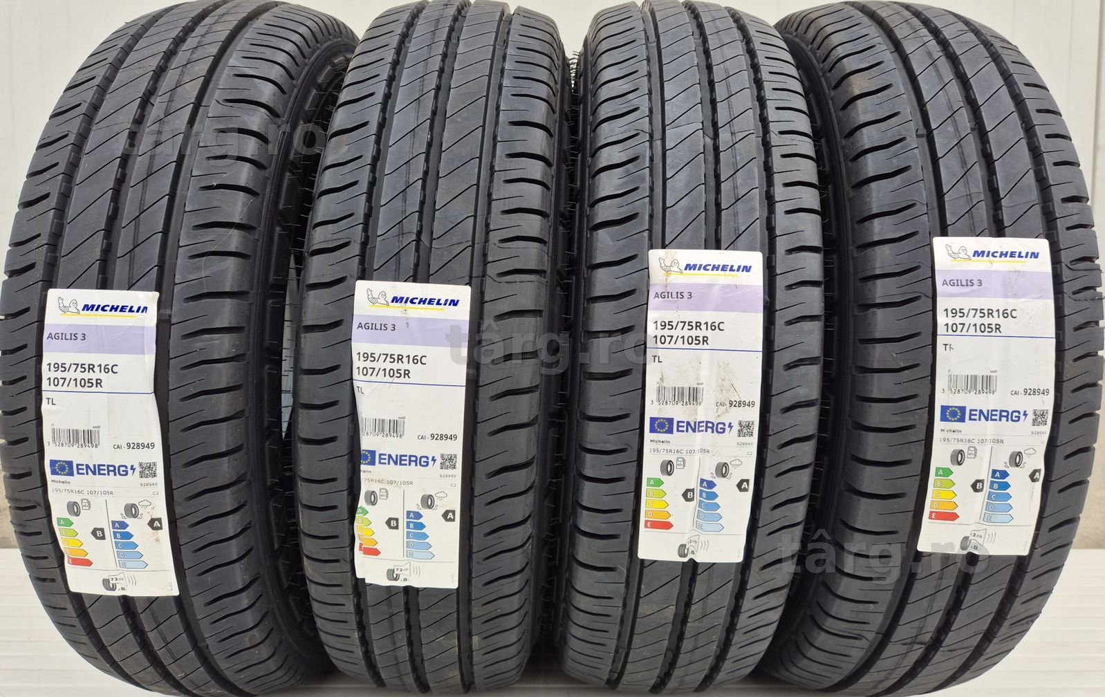 195/75 R16C, 107R, MICHELIN Agilis 3, Anvelope vara ,Aderenta clasa A