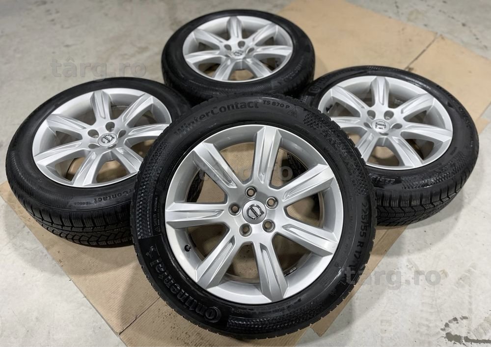 Jante Roti iarna 17 Volvo V90 S90 225/55R17 DOT2022 Continental