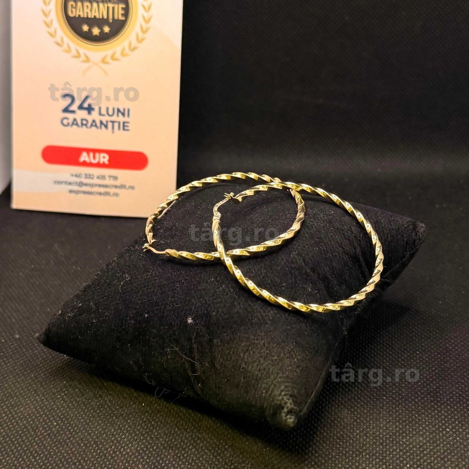 Cercei aur 14K 3.92g (AG15 Gara 1 B34092.9) Garantie 2 ani!