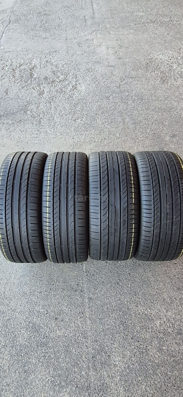 4 anvelope vara Continental,fata 225/45/17,spate 245/40/17.Pretul este pe bucata.